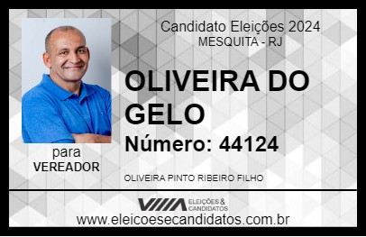 Candidato OLIVEIRA DO GELO 2024 - MESQUITA - Eleições