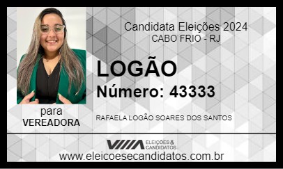 Candidato LOGÃO 2024 - CABO FRIO - Eleições