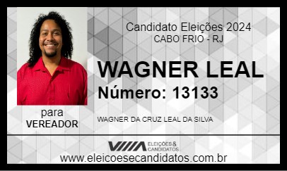 Candidato WAGNER LEAL 2024 - CABO FRIO - Eleições