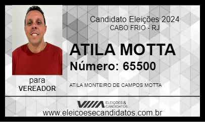 Candidato ATILA MOTTA 2024 - CABO FRIO - Eleições