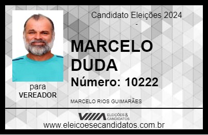 Candidato MARCELO DUDA 2024 - RIO DAS OSTRAS - Eleições