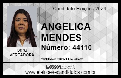 Candidato ANGELICA MENDES 2024 - RIO DAS OSTRAS - Eleições