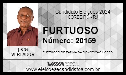 Candidato FURTUOSO 2024 - CORDEIRO - Eleições