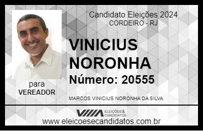 Candidato VINICIUS NORONHA 2024 - CORDEIRO - Eleições