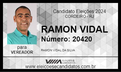 Candidato RAMON VIDAL 2024 - CORDEIRO - Eleições