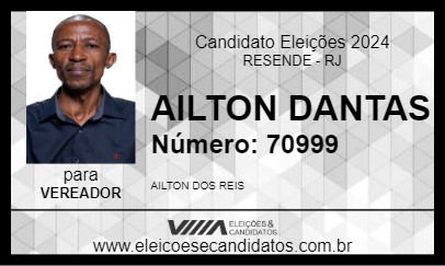 Candidato AILTON DANTAS 2024 - RESENDE - Eleições