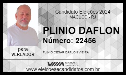 Candidato PLINIO DAFLON 2024 - MACUCO - Eleições