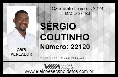 Candidato PAULO SÉRGIO COUTINHO 2024 - MACUCO - Eleições