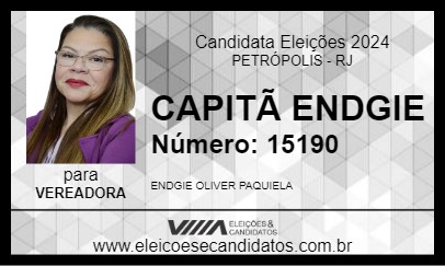 Candidato CAPITÃ ENDGIE 2024 - PETRÓPOLIS - Eleições