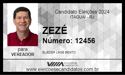 Candidato ZEZÉ 2024 - ITAGUAÍ - Eleições