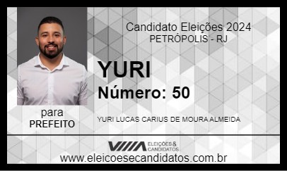 Candidato YURI 2024 - PETRÓPOLIS - Eleições