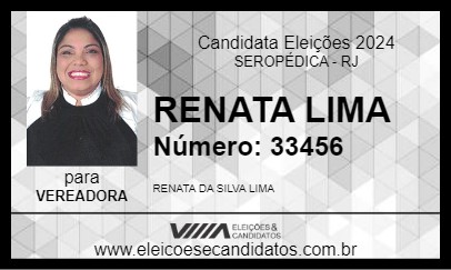 Candidato RENATA LIMA 2024 - SEROPÉDICA - Eleições