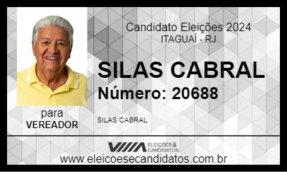 Candidato SILAS CABRAL  2024 - ITAGUAÍ - Eleições