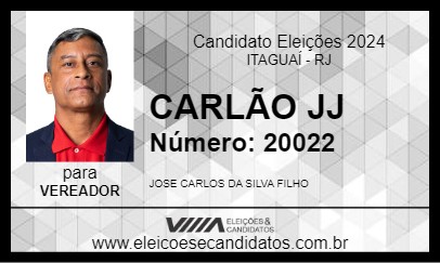 Candidato CARLÃO JJ 2024 - ITAGUAÍ - Eleições