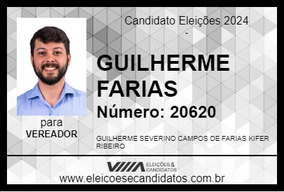 Candidato GUILHERME FARIAS  2024 - ITAGUAÍ - Eleições