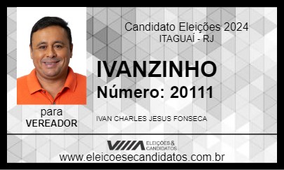 Candidato IVANZINHO 2024 - ITAGUAÍ - Eleições