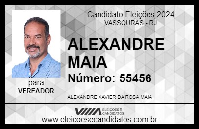 Candidato ALEXANDRE MAIA 2024 - VASSOURAS - Eleições