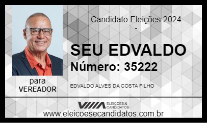 Candidato SEU EDVALDO 2024 - NOVA IGUAÇU - Eleições