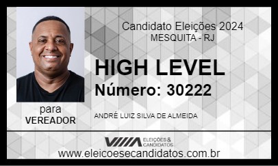 Candidato HIGH LEVEL 2024 - MESQUITA - Eleições