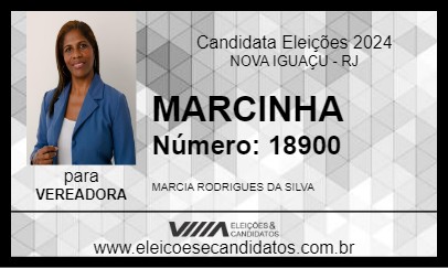 Candidato MARCINHA 2024 - NOVA IGUAÇU - Eleições