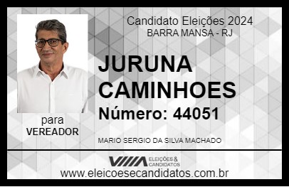 Candidato JURUNA CAMINHOES 2024 - BARRA MANSA - Eleições