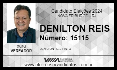 Candidato DENILTON REIS 2024 - NOVA FRIBURGO - Eleições