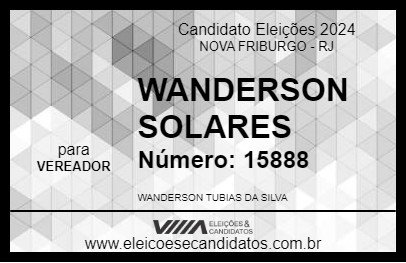 Candidato WANDERSON SOLARES 2024 - NOVA FRIBURGO - Eleições