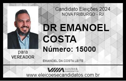 Candidato DR EMANOEL COSTA 2024 - NOVA FRIBURGO - Eleições