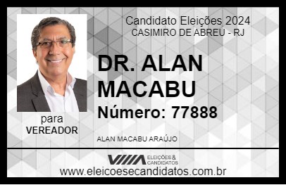 Candidato DR. ALAN MACABU 2024 - CASIMIRO DE ABREU - Eleições