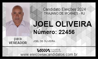 Candidato JOEL OLIVEIRA 2024 - TRAJANO DE MORAES - Eleições