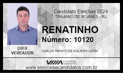 Candidato RENATINHO 2024 - TRAJANO DE MORAES - Eleições