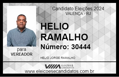 Candidato HELIO RAMALHO 2024 - VALENÇA - Eleições