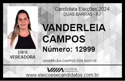 Candidato VANDERLEIA CAMPOS 2024 - DUAS BARRAS - Eleições