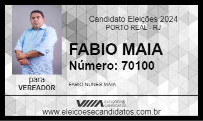 Candidato FABIO MAIA 2024 - PORTO REAL - Eleições