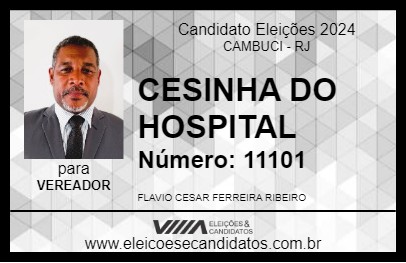 Candidato CESINHA DO HOSPITAL 2024 - CAMBUCI - Eleições