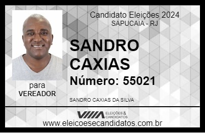 Candidato SANDRO CAXIAS 2024 - SAPUCAIA - Eleições