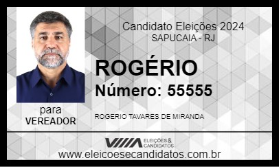 Candidato ROGÉRIO 2024 - SAPUCAIA - Eleições