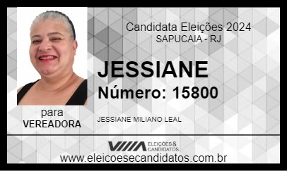 Candidato JESSIANE 2024 - SAPUCAIA - Eleições