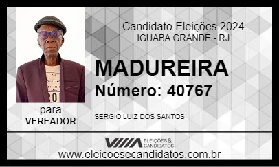 Candidato MADUREIRA 2024 - IGUABA GRANDE - Eleições