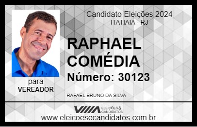 Candidato RAPHAEL COMÉDIA 2024 - ITATIAIA - Eleições