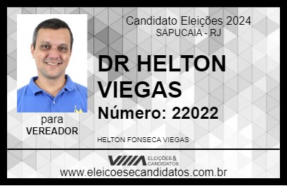 Candidato DR HELTON VIEGAS 2024 - SAPUCAIA - Eleições