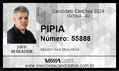 Candidato PIPIA 2024 - ITATIAIA - Eleições