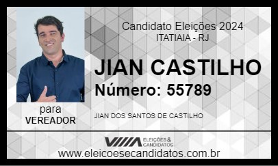 Candidato JIAN CASTILHO 2024 - ITATIAIA - Eleições