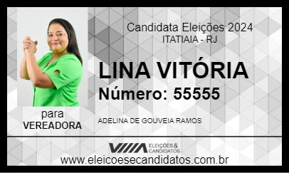 Candidato LINA VITÓRIA 2024 - ITATIAIA - Eleições