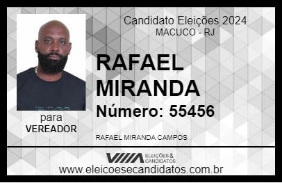 Candidato RAFAEL MIRANDA 2024 - MACUCO - Eleições