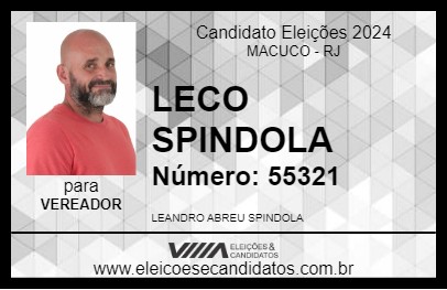 Candidato LECO 2024 - MACUCO - Eleições