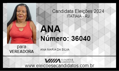 Candidato ANA 2024 - ITATIAIA - Eleições