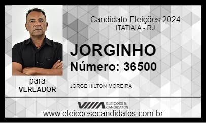 Candidato JORGINHO 2024 - ITATIAIA - Eleições