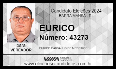 Candidato EURICO 2024 - BARRA MANSA - Eleições