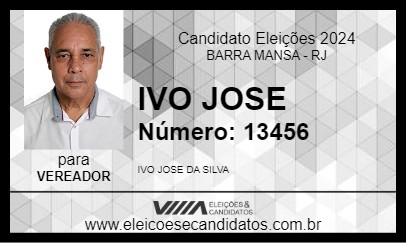 Candidato IVO JOSE 2024 - BARRA MANSA - Eleições